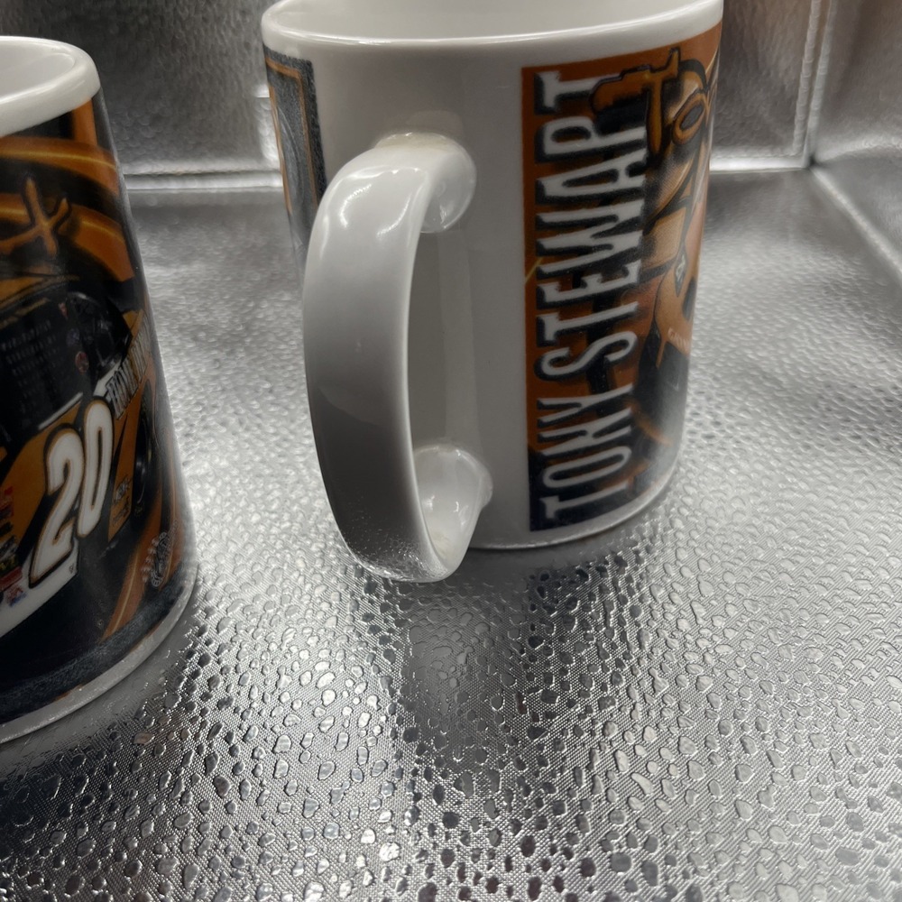 Lot Of 2 Tony Stewart Coffee Mugs Home Depot NASCAR #20 - Picture 5 of 16
